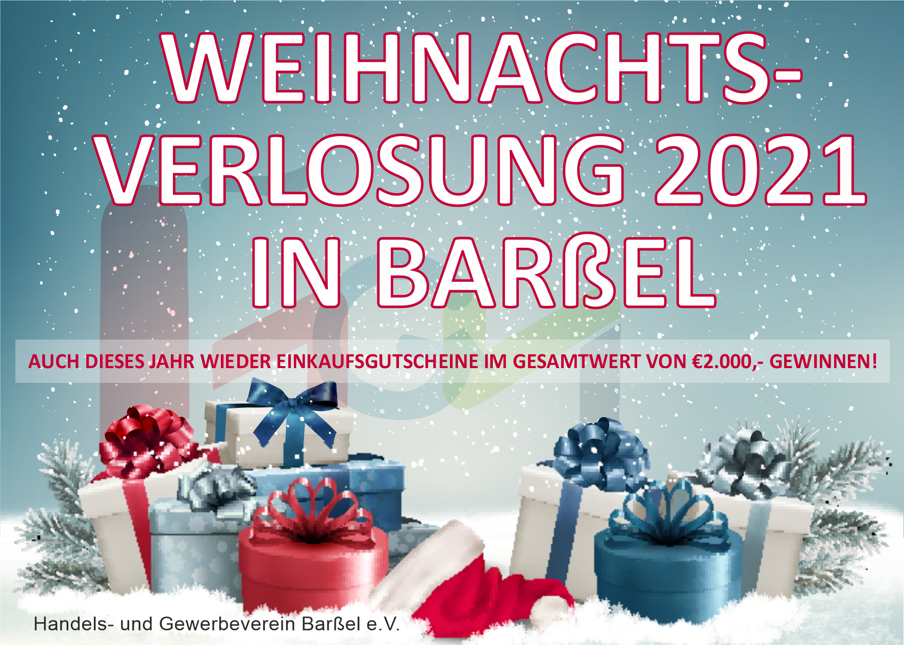 Weihnachtsverlosung 2021 in Barßel